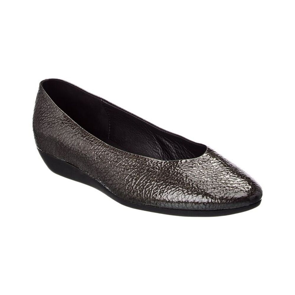 Arche Onyri Leather Flat, Grey